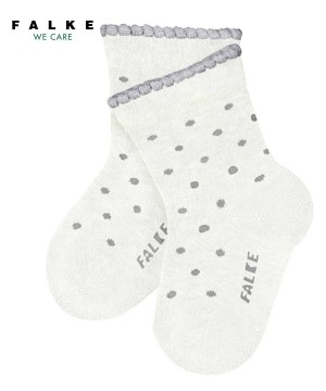 Falke Little Dot Socks Sokken Baby Wit | BKFLID-950