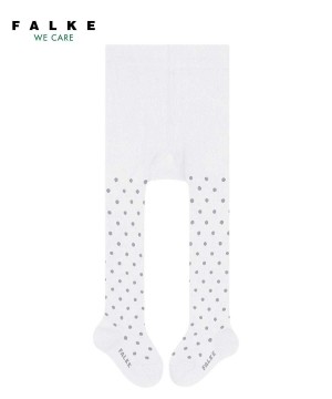 Falke Little Dot Tights Tights Baby Wit | LBHCPG-205