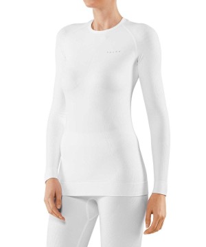 Falke Long sleeve shirt Maximum Warm Overhemd Met Lange Mouwen Dames Wit | INXYQJ-481