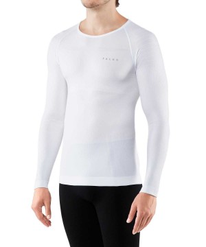 Falke Long sleeve shirt Warm Long Sleeve T-Shirts Heren Wit | URJSEP-536