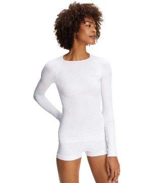 Falke Long sleeve shirt Warm Overhemd Met Lange Mouwen Dames Wit | HEAPCN-650