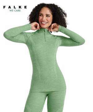 Falke Long sleeve shirt Wool-Tech Overhemd Met Lange Mouwen Dames Groen | MBGDLJ-963