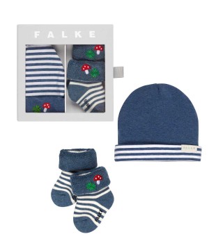 Falke Lucky Giftset Socks Sokken Baby Blauw | CGJVAW-670