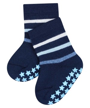 Falke Multi Stripe House socks Sokken Baby Blauw | AMQZHO-672