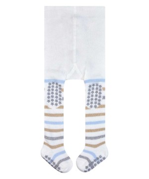 Falke Multi Stripe Tights Tights Baby Wit | SQEVTP-147