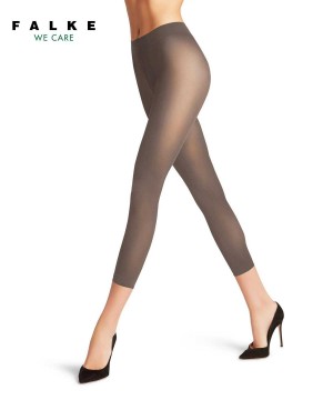 Falke Pure Matt 50 DEN Capri Leggings & Capri Dames Bruin | OZPMCK-985