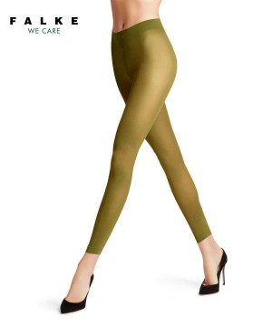 Falke Pure Matt 50 DEN Leggings Leggings Dames Groen | RGFXNT-081