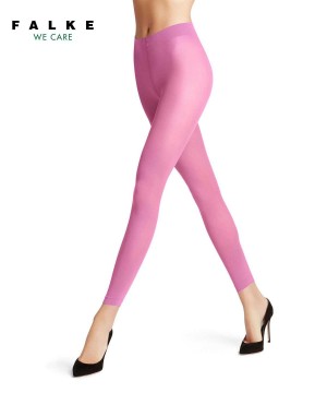 Falke Pure Matt 50 DEN Leggings Leggings Dames Rood | CIFVZS-347