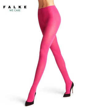 Falke Pure Matt 50 DEN Tights Tights Dames Rood | CGSNAR-819