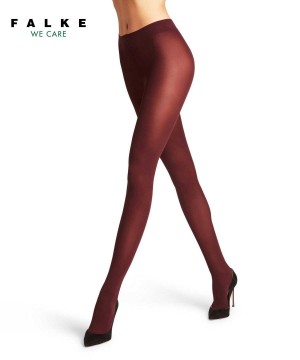 Falke Pure Matt 50 DEN Tights Tights Dames Rood | SLXMUY-892