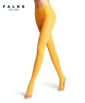 Falke Pure Matt 50 DEN Tights Tights Dames Geel | RSKJVZ-698