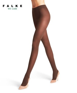 Falke Pure Matt 50 DEN Tights Tights Dames Bruin | BDUFHV-680