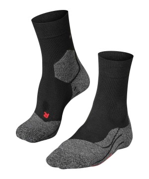 Falke RU3 Comfort Running Socks Sokken Heren Zwart | MTQFIZ-351