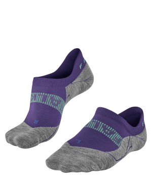 Falke RU4 Endurance Cool Invisible Running Invisibles Sports Socks Dames Paars | GWJHNF-236