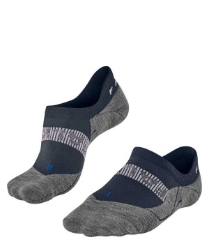 Falke RU4 Endurance Cool Invisible Running Invisibles No Show Socks Heren Blauw | WJHCOG-412