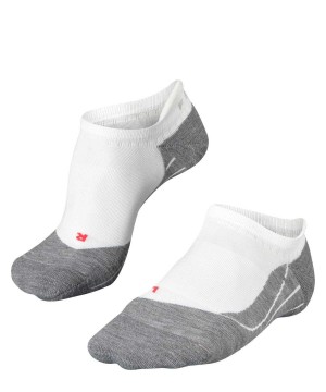 Falke RU4 Endurance Invisible Running Invisibles Sports Socks Dames Wit | AXHWQD-527