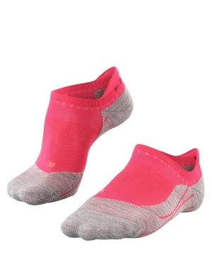 Falke RU4 Endurance Invisible Running Invisibles Sports Socks Dames Rood | ZVESLH-957