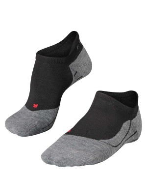 Falke RU4 Endurance Invisible Running Invisibles No Show Socks Heren Zwart | KXBJSM-637
