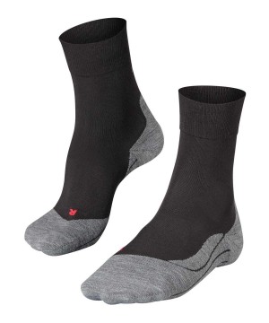 Falke RU4 Endurance Running Socks Sokken Heren Zwart | HZORWG-039