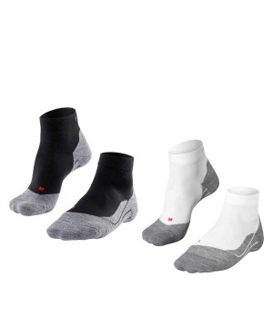 Falke RU4 Endurance Short 2-Pack Short sock Sports Socks Dames Multicolored | LGSRHF-278