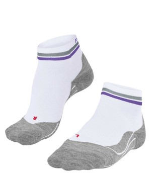 Falke RU4 Endurance Short Reflect Running Short sock Sports Socks Dames Wit | PJAWOC-465