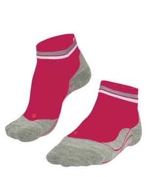 Falke RU4 Endurance Short Reflect Running Short sock Sports Socks Dames Rood | HKXWTJ-593