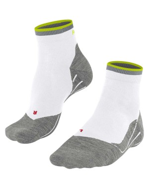 Falke RU4 Endurance Short Reflect Running Short sock Sokken Heren Wit | LINOMQ-617