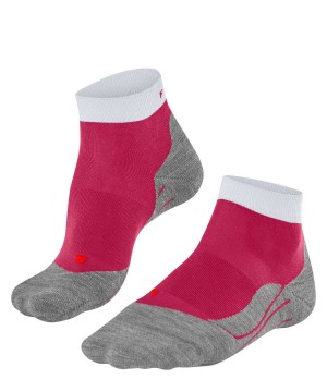 Falke RU4 Endurance Short Running Short sock Sports Socks Dames Rood | RMXYJG-592