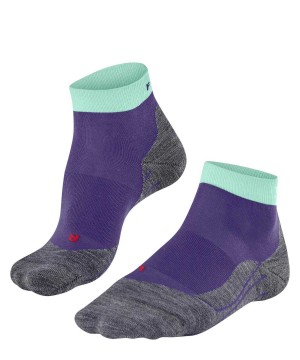 Falke RU4 Endurance Short Running Short sock Sports Socks Dames Paars | CBXNRS-142