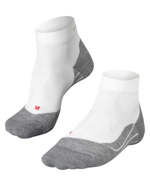 Falke RU4 Endurance Short Running Short sock Sokken Heren Wit | GMIJAC-295
