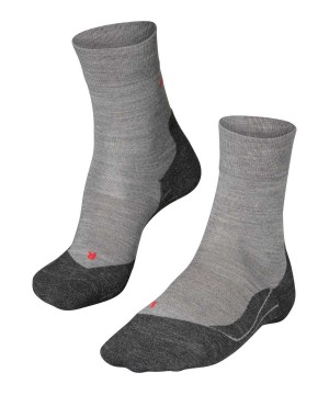 Falke RU4 Endurance Wool Running Socks Sokken Heren Grijs | COFIDJ-768