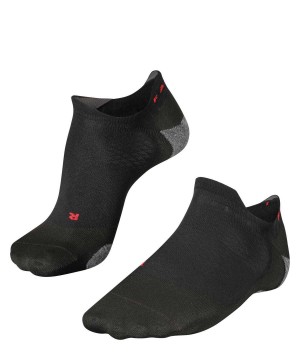 Falke RU5 Race Invisible Running Invisibles Sports Socks Dames Zwart | PHWOJX-647