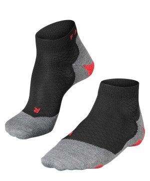 Falke RU5 Race Short Running Short sock Sports Socks Dames Zwart | WKXPVE-265