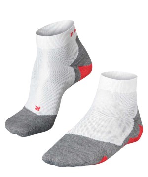 Falke RU5 Race Short Running Short sock Sokken Heren Wit | BSMHQC-804