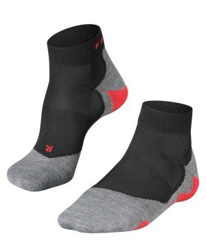 Falke RU5 Race Short Running Short sock Sokken Heren Zwart | RAIJOV-629