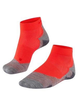 Falke RU5 Race Short Running Short sock Sokken Heren Rood | FYJKDZ-312