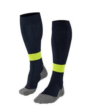 Falke RU Compression Energy Running Knee-high Socks Sokken Heren Blauw | IQWYMO-906