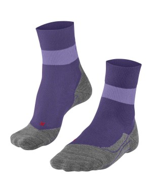 Falke RU Compression Stabilizing Running Socks Sports Socks Dames Paars | IHLFTN-319