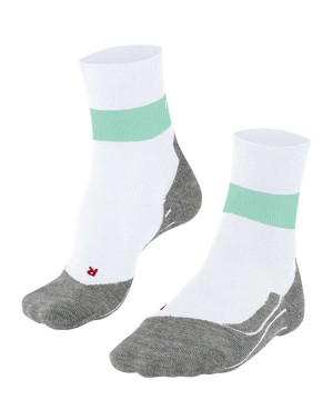 Falke RU Compression Stabilizing Running Socks Sports Socks Dames Wit | SIWAGT-957