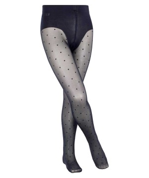 Falke Romantic Dot Tights Tights Kinderen Blauw | SINPCY-489