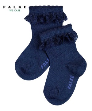 Falke Romantic Lace Socks Sokken Baby Blauw | SDJPUV-062