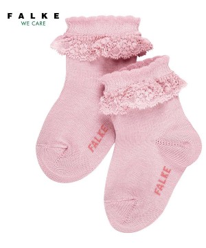 Falke Romantic Lace Socks Sokken Baby Roze | CEDXIL-093