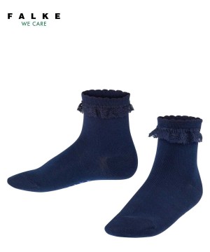 Falke Romantic Lace Socks Sokken Kinderen Blauw | MWPKLY-289