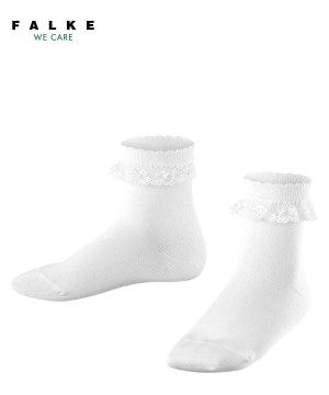 Falke Romantic Lace Socks Sokken Kinderen Wit | UXGJIE-865