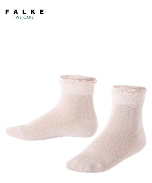 Falke Romantic Net Socks Sokken Kinderen Roze | DNPGFI-521