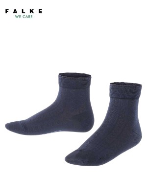 Falke Romantic Net Socks Sokken Kinderen Blauw | MULQWI-208