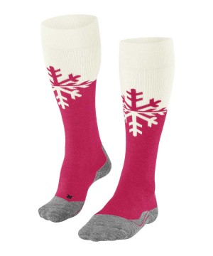 Falke SK2 Intermediate Skiing Knee-high Socks Sports Socks Dames Rood | HFPAMG-054