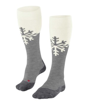 Falke SK2 Intermediate Skiing Knee-high Socks Sports Socks Dames Grijs | SMFUKZ-128