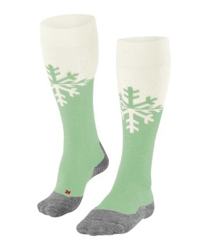 Falke SK2 Intermediate Skiing Knee-high Socks Sports Socks Dames Groen | AHYBWR-457