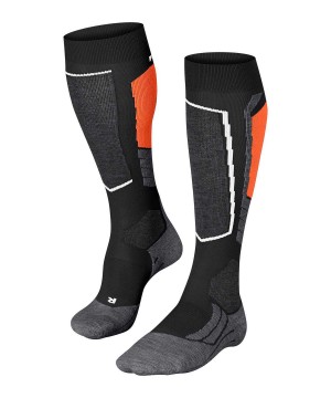 Falke SK2 Intermediate Skiing Knee-high Socks Sports Socks Dames Zwart | ATVLHQ-904